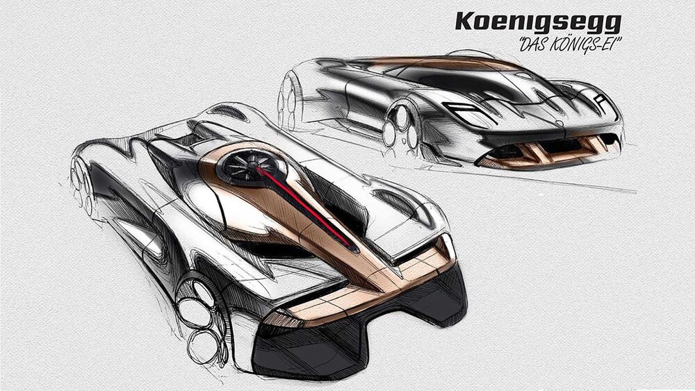 Koenigsegg طراحی مفهومی و منحصر به فرد از Koenigsegg منتشر شده است.