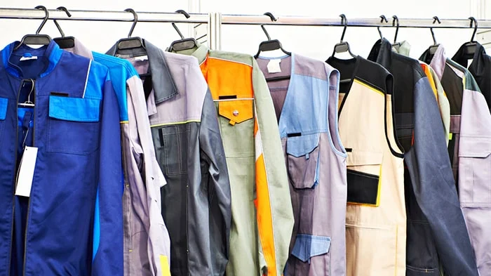 Why should work clothes suitable for the job be used in every activity?