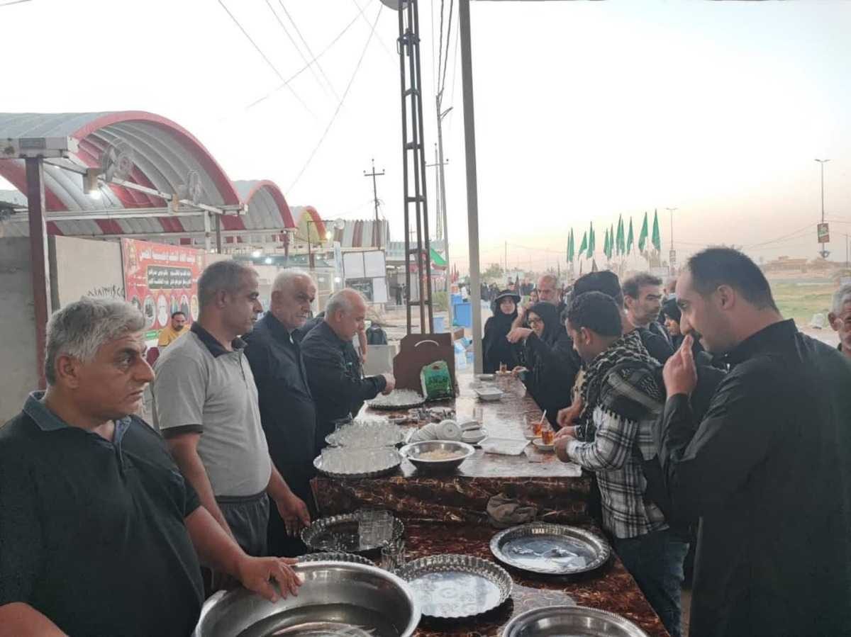 خدمت‌رسانی دانشگاهیان دانشگاه آزاد در موکب سیدالشهدا