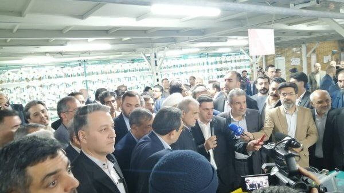 واحد تولیدی پزشکیان وارد قرچک شد بازدید از دو واحد تولیدی