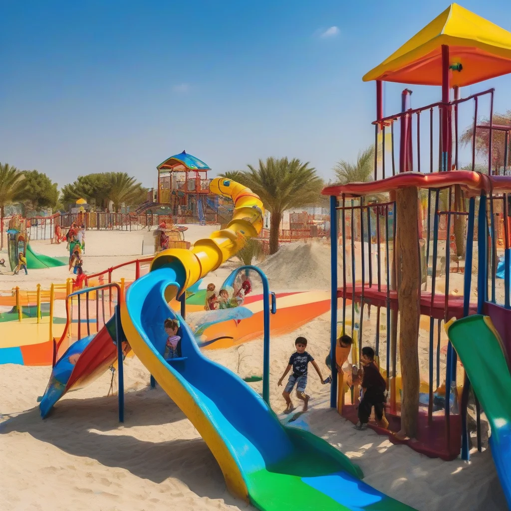پارک ماسه کیش، پارکی مخصوص کودکان